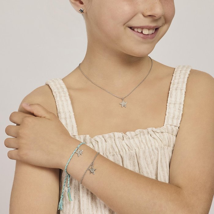 Collana con ciondolo stella 1, 2, 3 STELLA