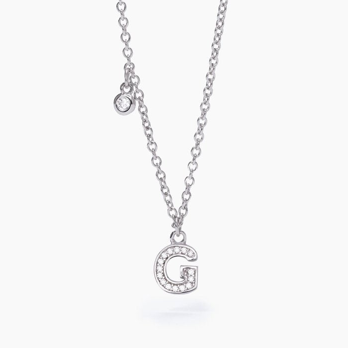 Collier ras du cou lettre « G » A, B, COOL