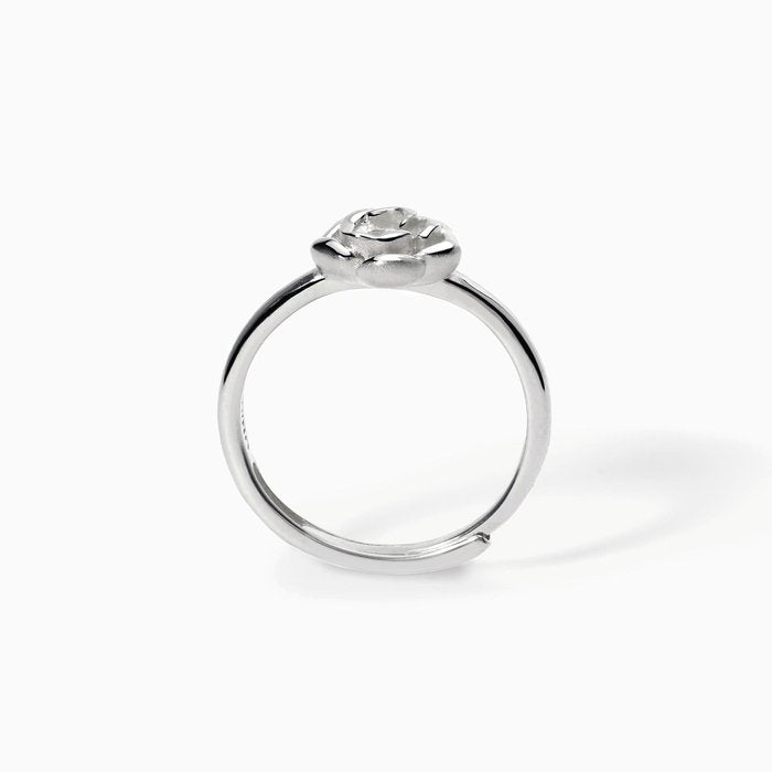 Anello in argento con rosa LA VIE EN ROSE