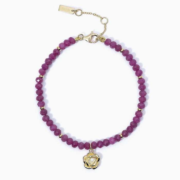 Bracciale con rubini LA VIE EN ROSE