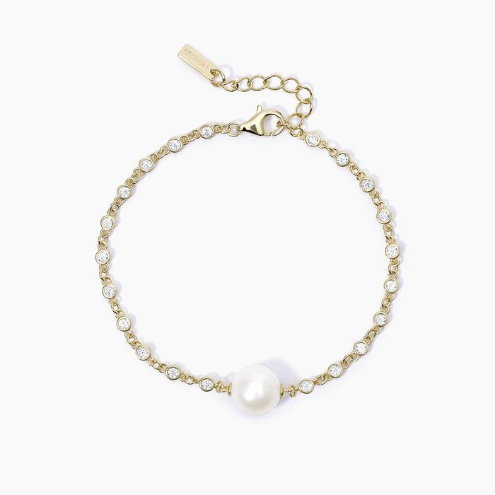 Bracciale dorato con perla DUCHESSA