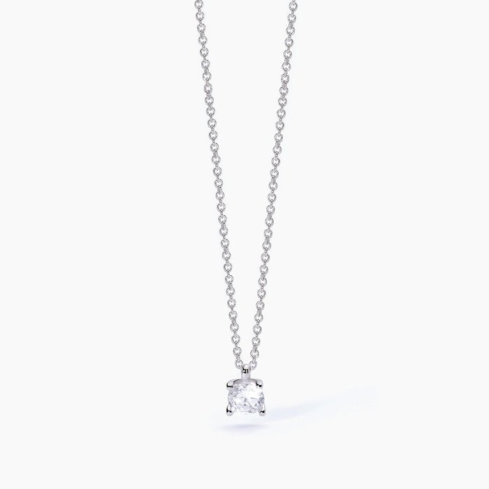 Girocollo in argento con punto luce SHINY