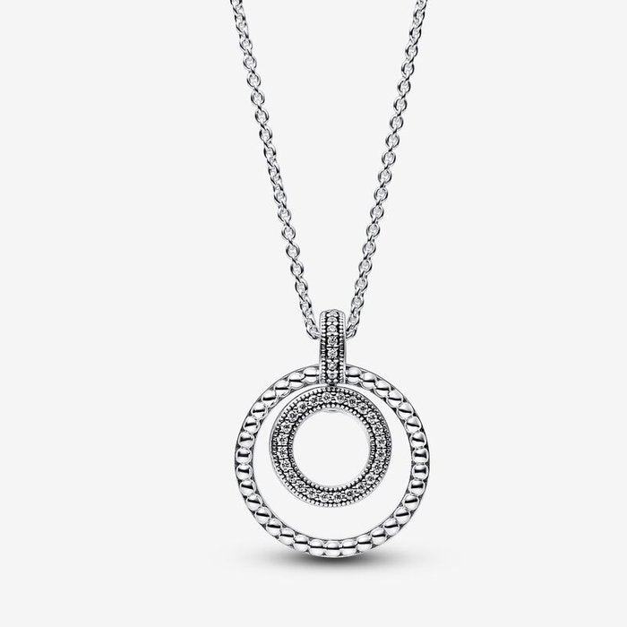 Necklace with Pavé and Spheres