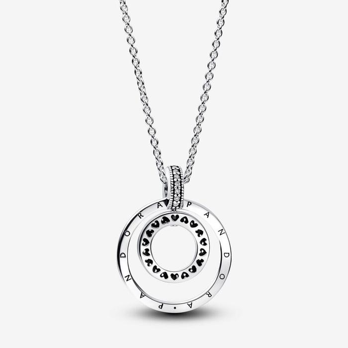 Necklace with Pavé and Spheres