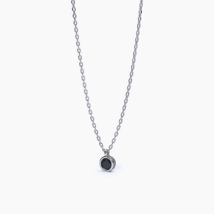 Silver necklace with BRIGHT pendant