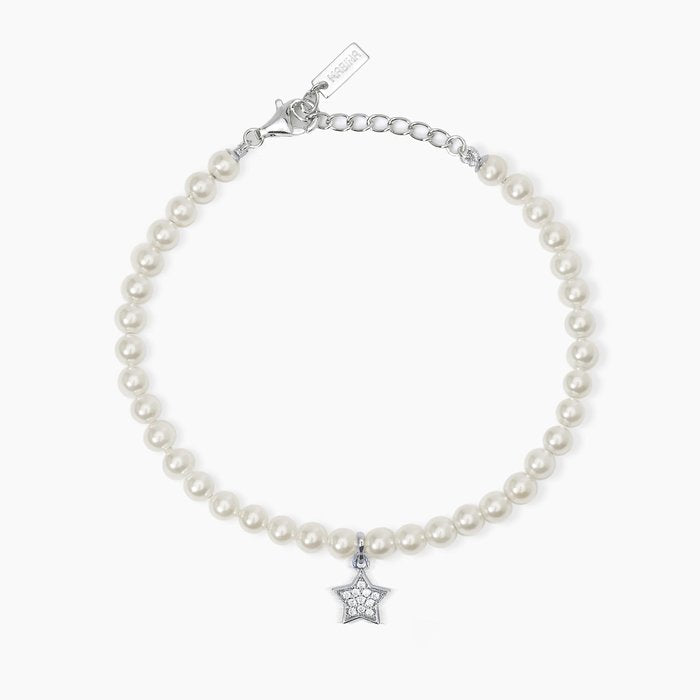 Bracelet avec perles, coquillage et étoile STARDUST