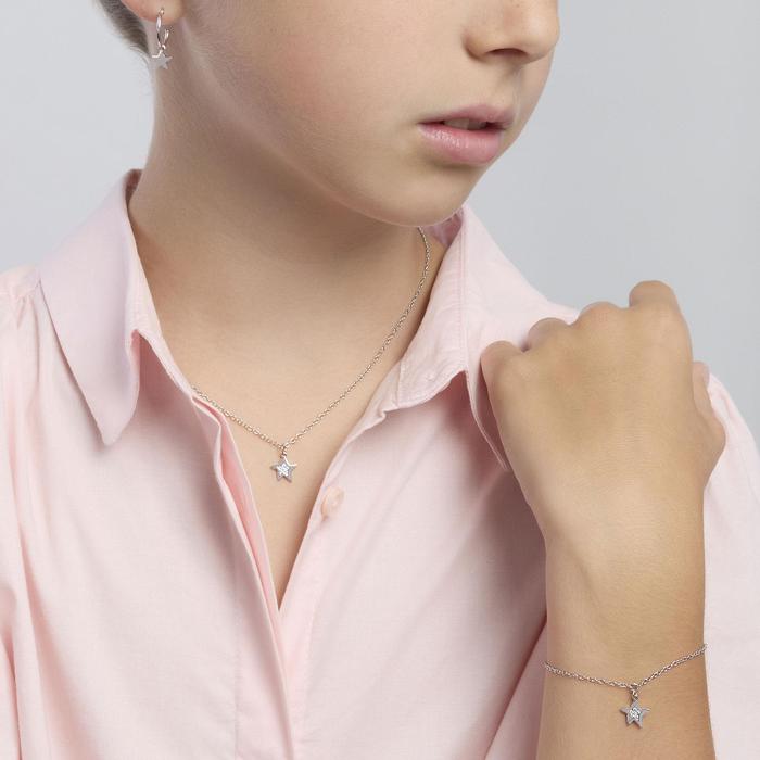 Girocollo in argento con stellina e zirconi STELLA STELLINA