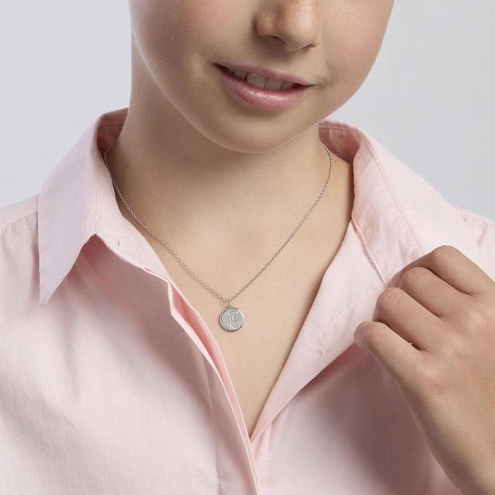 Silver necklace with little angel I BELIEVE IN YOU