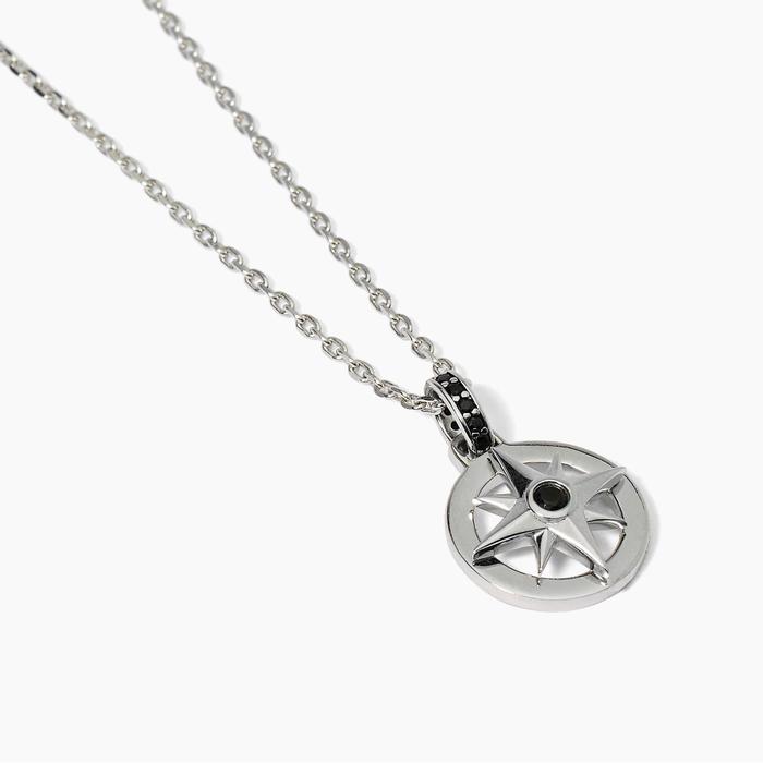 Collier en argent JOURNEY Rose des Vents
