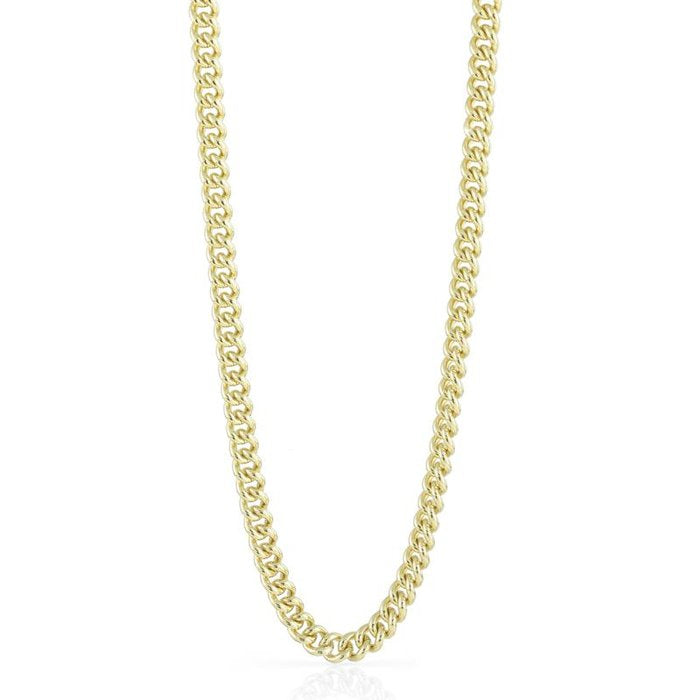 Collana catena grumetta piccola in bronzo dorato
