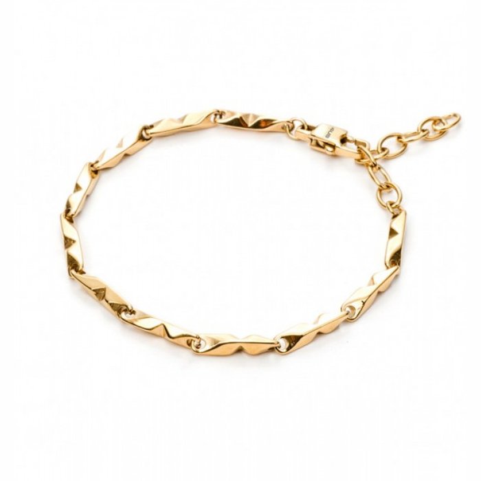 Laminated tubular bracelet