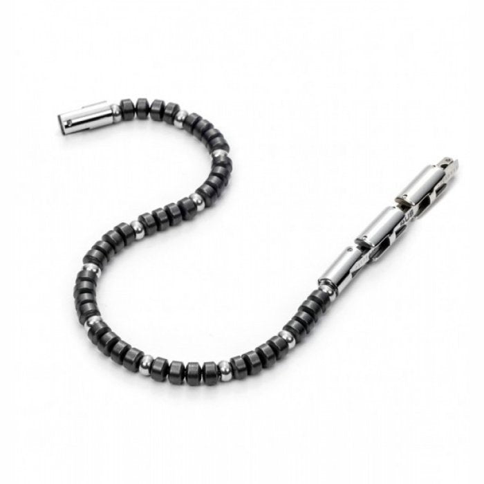 Hematite washer bracelet