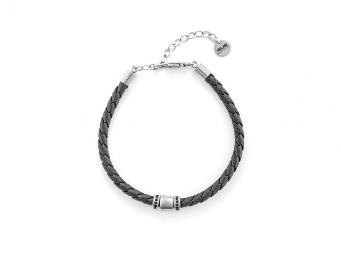 Bracelet en cuir noir