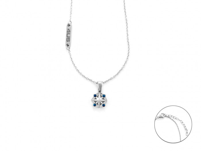 Collier rose des vents
