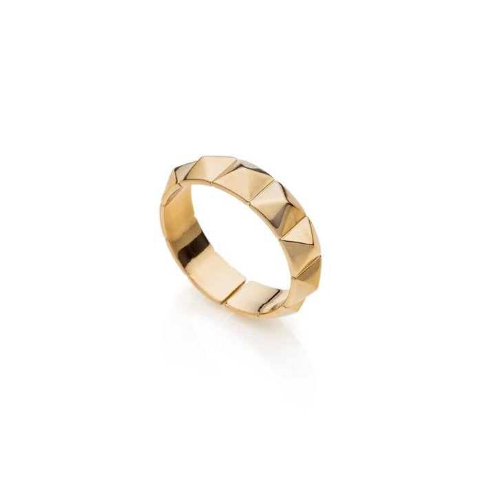 Gilded bronze ring