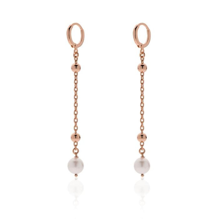 Natural pearl earrings