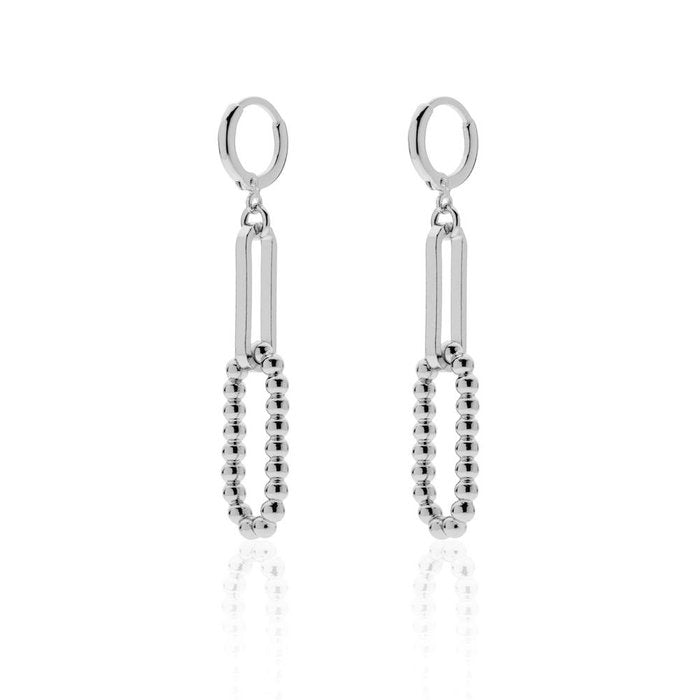 Long ball earrings