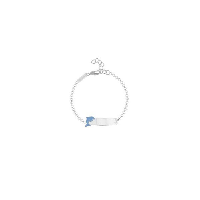 DOLPHIN BRACELET WITH ENGRAVABLE PLATE
