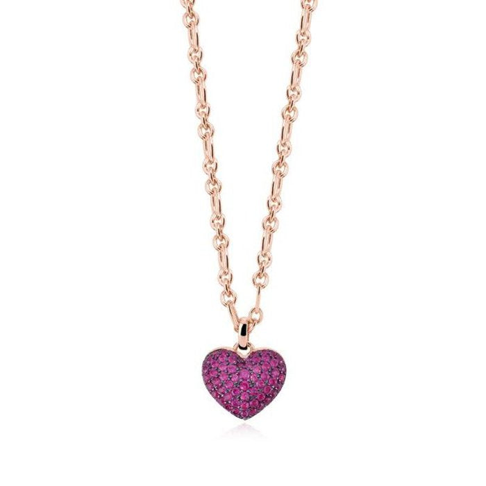 COLLANA CUORE PAVÉ