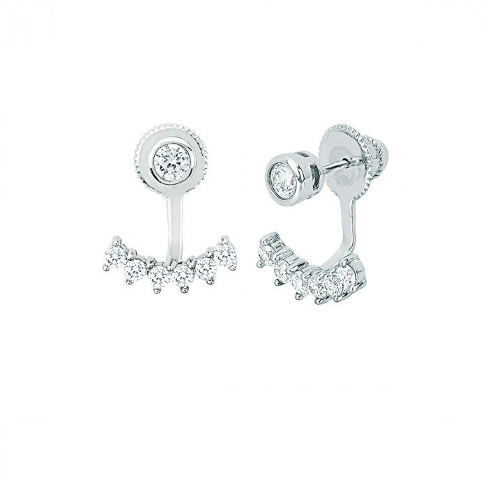Boucles d'oreilles trilogie en strass Ohrringe