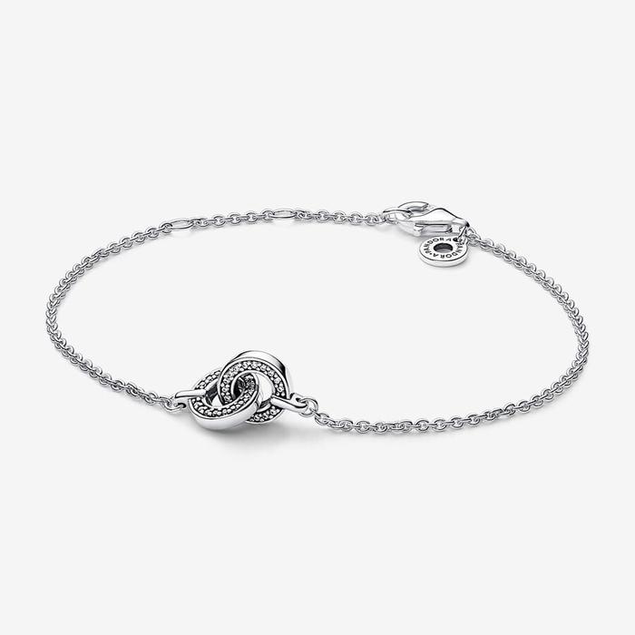 Pavè Intertwined Circles Bracelet