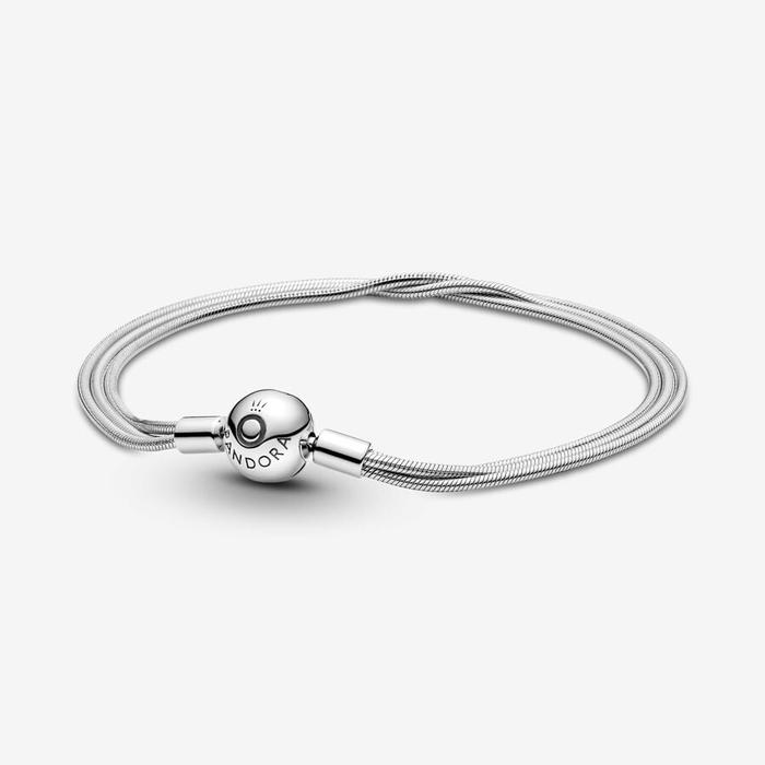 Multi-strand Bracelet with Ball Clasp