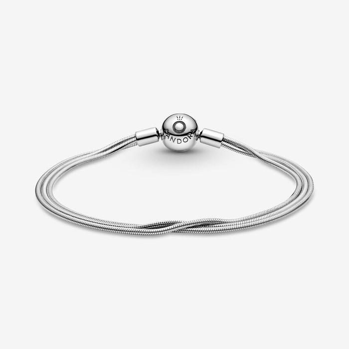 Multi-strand Bracelet with Ball Clasp