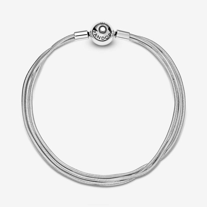 Multi-strand Bracelet with Ball Clasp