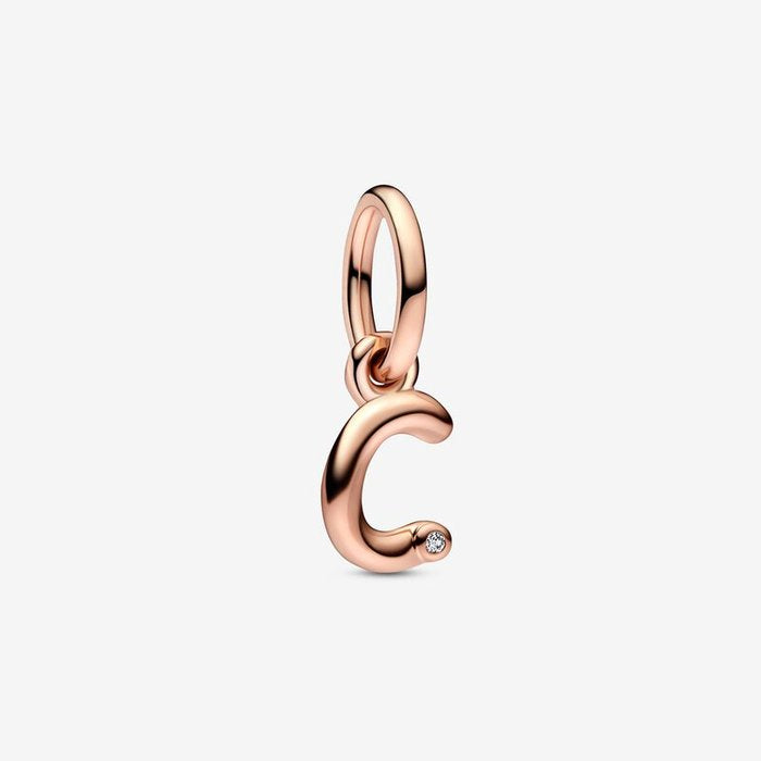 Alphabet Pendant Charm with Letter C