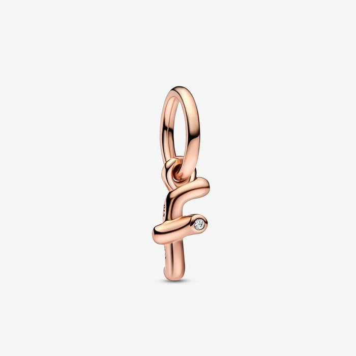 Alphabet Pendant Charm with Letter F