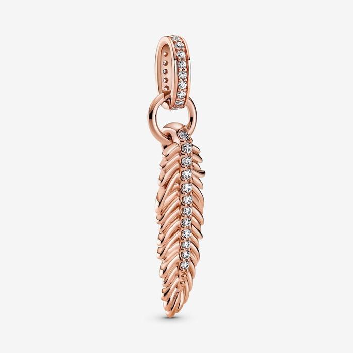 Pendentif plume lumineuse