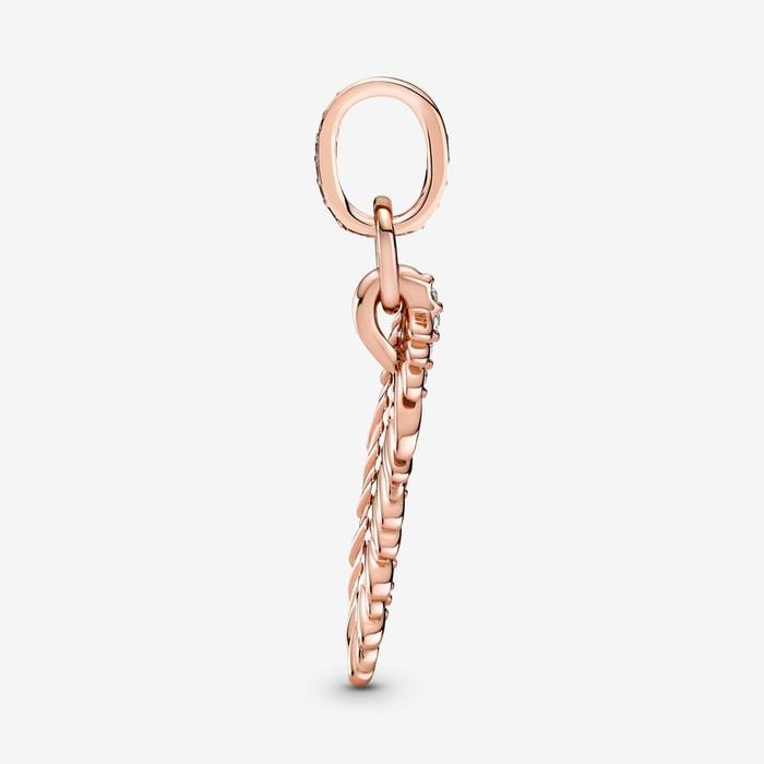 Pendentif plume lumineuse