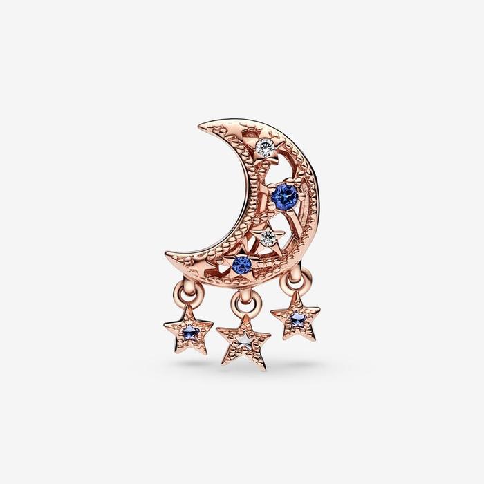 Breloque Lune et Étoiles