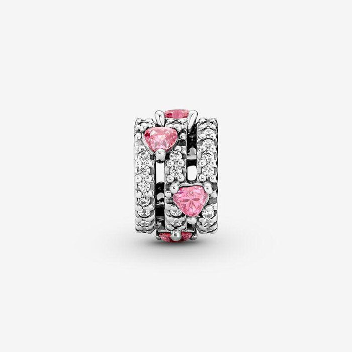 Pink Hearts Charm