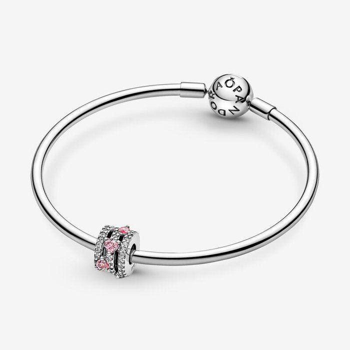 Pink Hearts Charm
