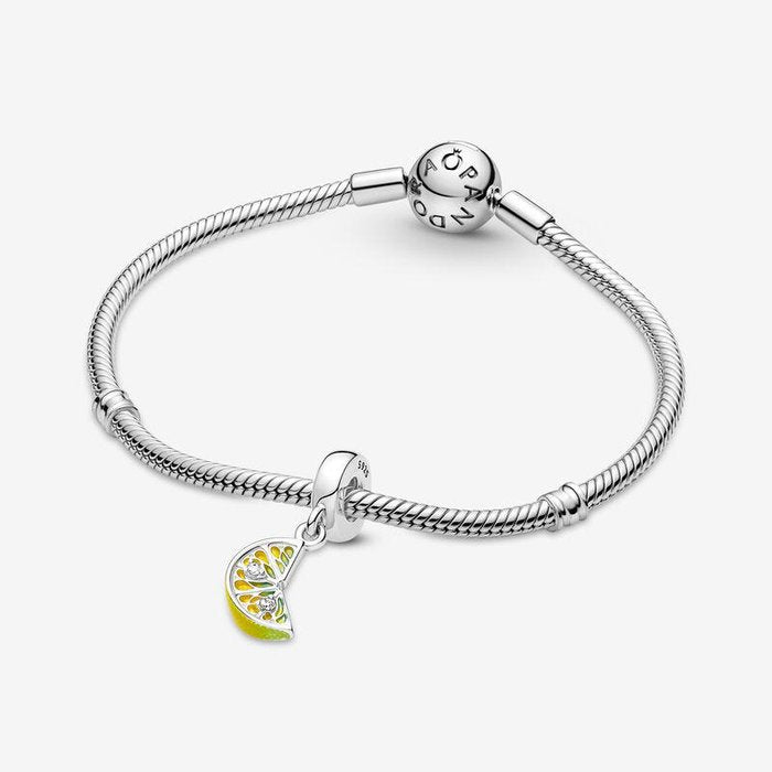Lemon Wedge Pendant Charm