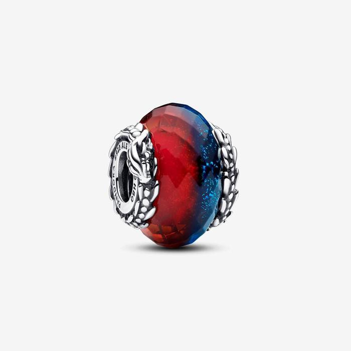 Charme Game of Thrones, Verre de Murano Glace et Feu