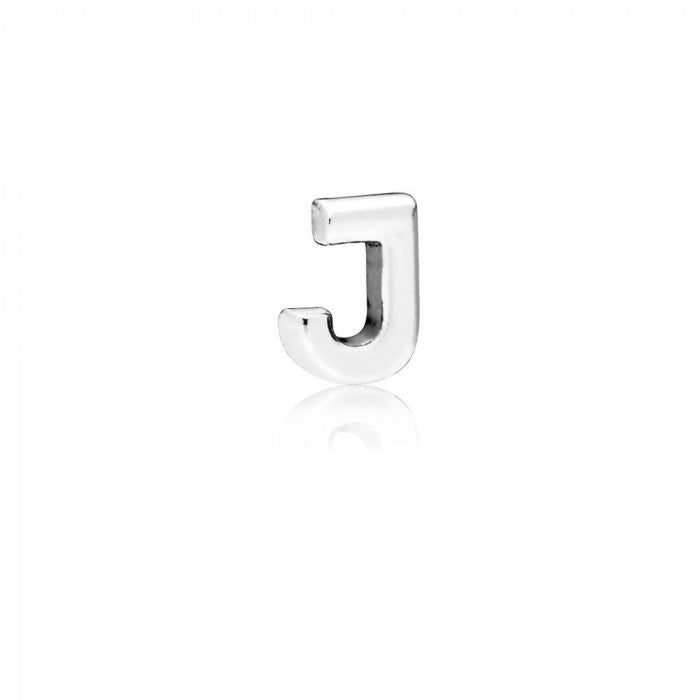 Petite letter J charm