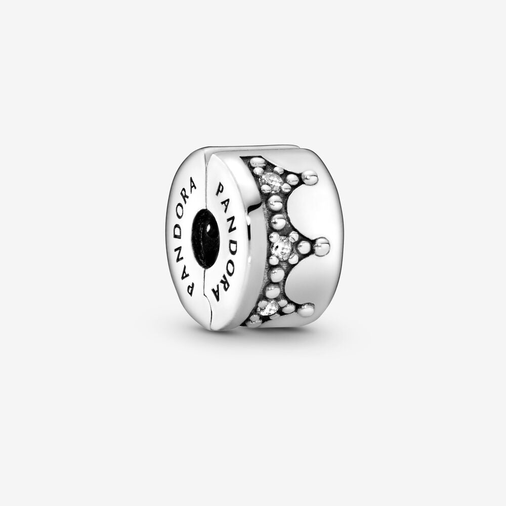 Clip couronne brillant