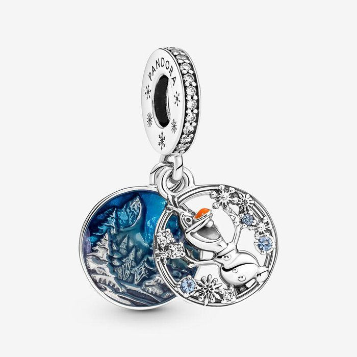 Pendentif Disney, La Reine des Neiges, Olaf dans la neige