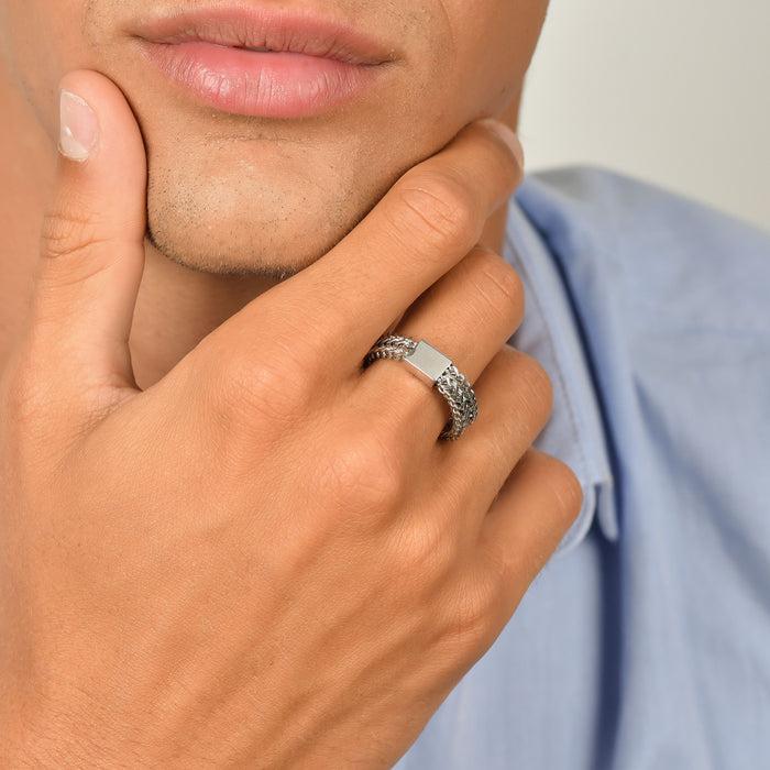 MEN'S STEEL RING