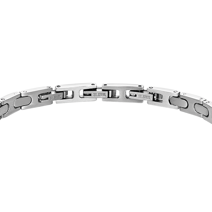 BRACELET HOMME EN ACIER ROSE DES VENTS