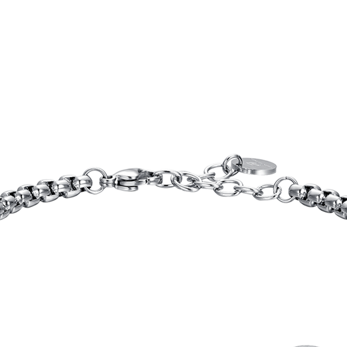 BRACELET HOMME EN ACIER PLAQUE SIGNE DU ZODIAQUE BÉLIER