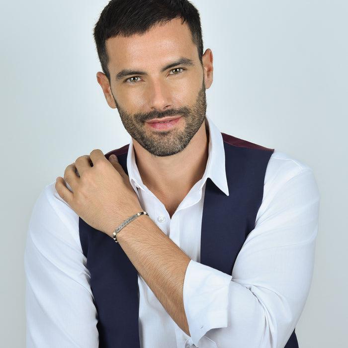 BRACELET EN ACIER POUR HOMME FAITES DE VOTRE VIE UN CHEF-D'ŒUVRE