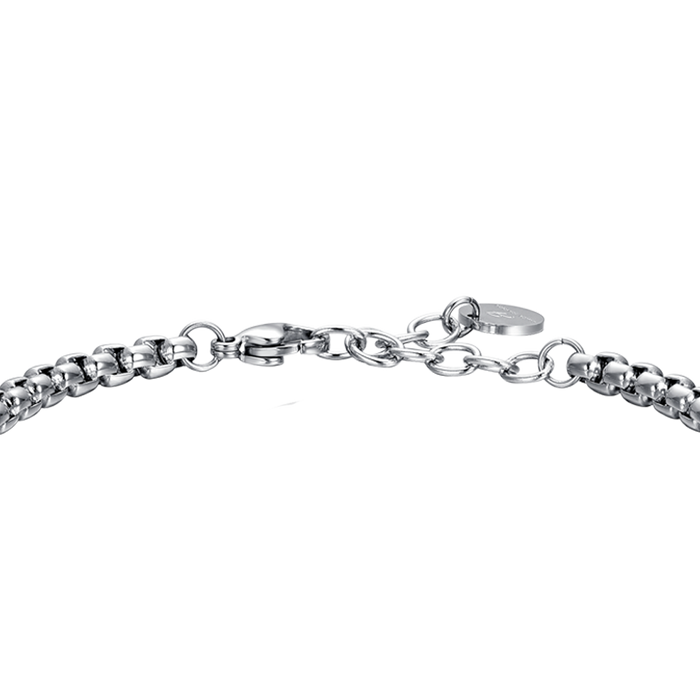 BRACELET HOMME EN ACIER AVEC ROSE DES VENTS IP ROSE