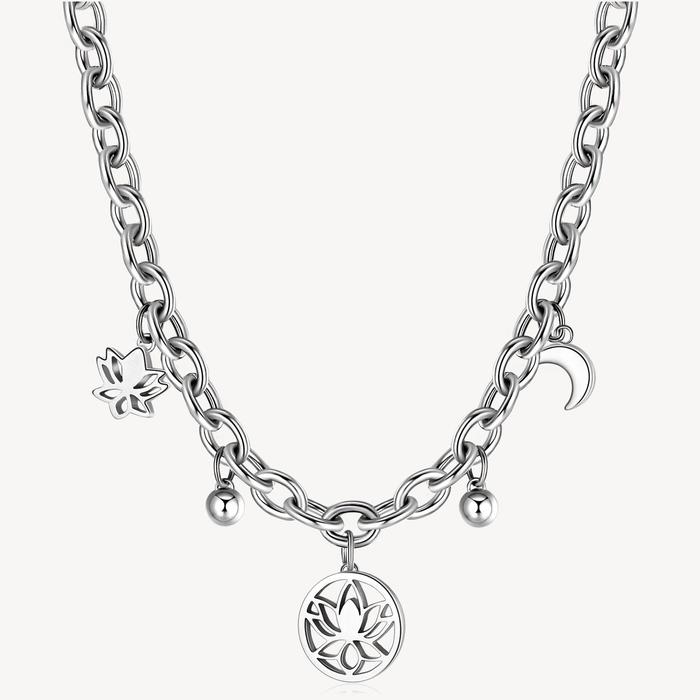 CHAKRA LOTUS FLOWER NECKLACE