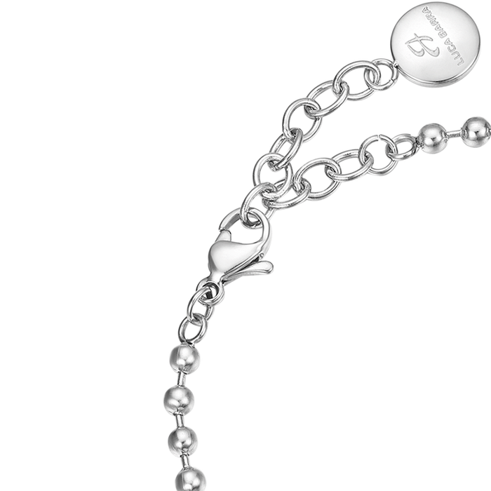 BRACELET EN ACIER AVEC UN PENDENTIF DANS LA VIE JE SUIS TOUJOURS ET UNIQUEMENT TOMBÉ AMOUREUX DE TOI