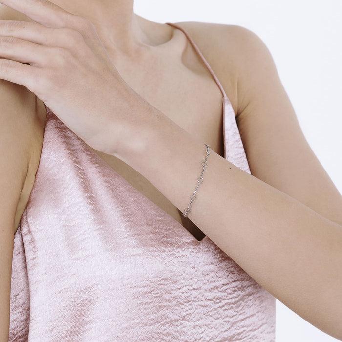 BRACELET FEMME EN ACIER IP ROSE