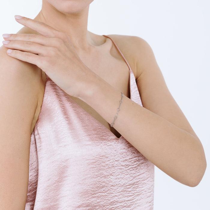 BRACELET FEMME EN ACIER IP ROSE