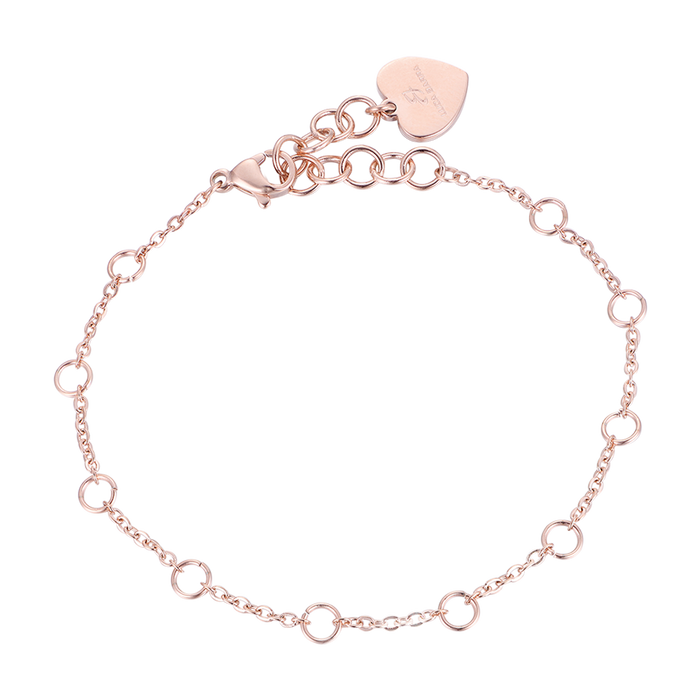 BRACELET FEMME EN ACIER IP ROSE